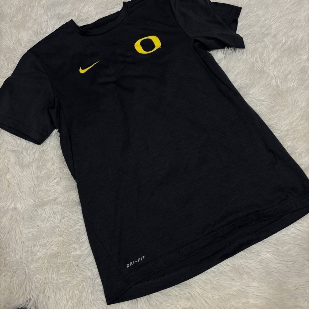 Nike Youth Gray Sideline24 Dri-FIT Legend Oregon Duck  T-Shirt Small